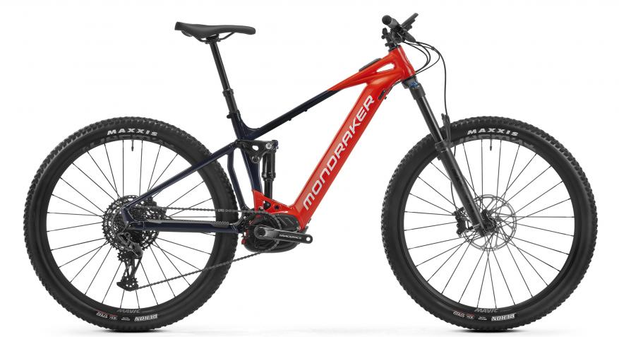 Test Bike MONDRAKER Chaser R flame red/midnight blue/crystal white L