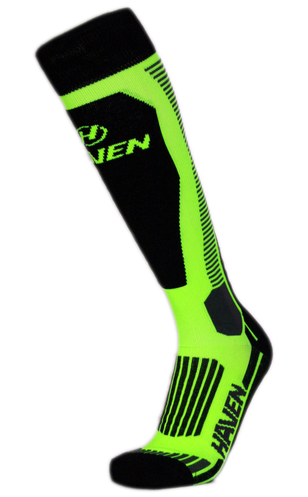 lyžiarske ponožky HAVEN-žlté