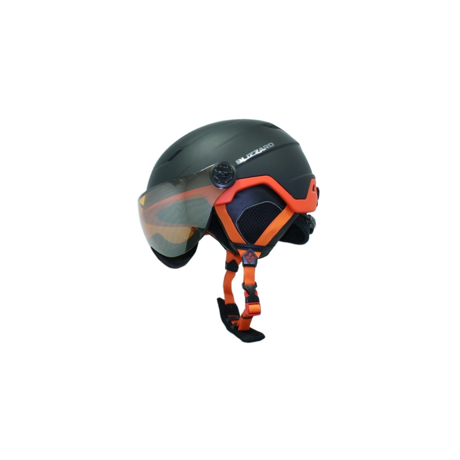 Blizzard Double Visor Black-Orange