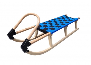 Sane celodrevené 125cm modré