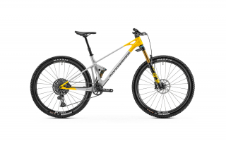 MONDRAKER RAZE CARBON RR MIND, RACING SILVER/ÖHLINS YELLOW, 2022