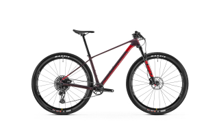 MONDRAKER PODIUM CARBON 29, TRANSLUCENT RED CARBON/CHERRY RED, 2022